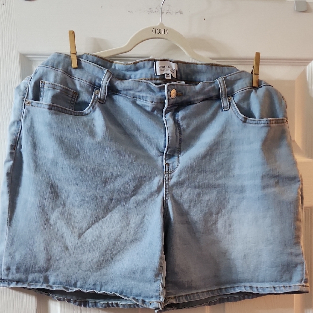 Denim Blue Women's Shorts